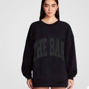 The Bar Black Crew Neck Sweater